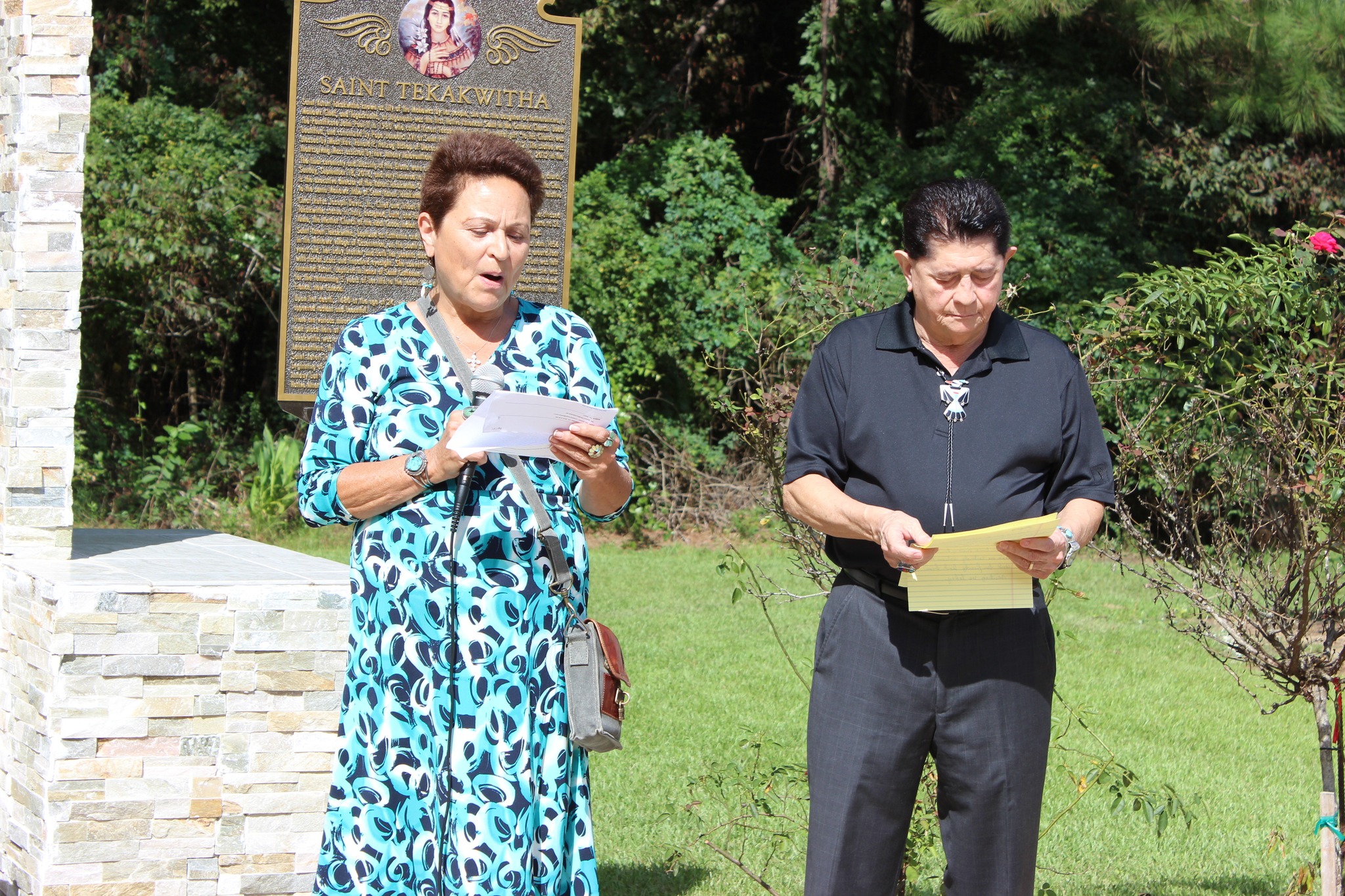 Adai Caddo dedication at St. Anne Church